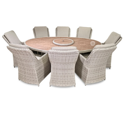 NORTHWOOD 8 Seat Oval Dining Set