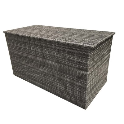 CUSHION BOX - Medium Cushion Box Flat Grey Weave