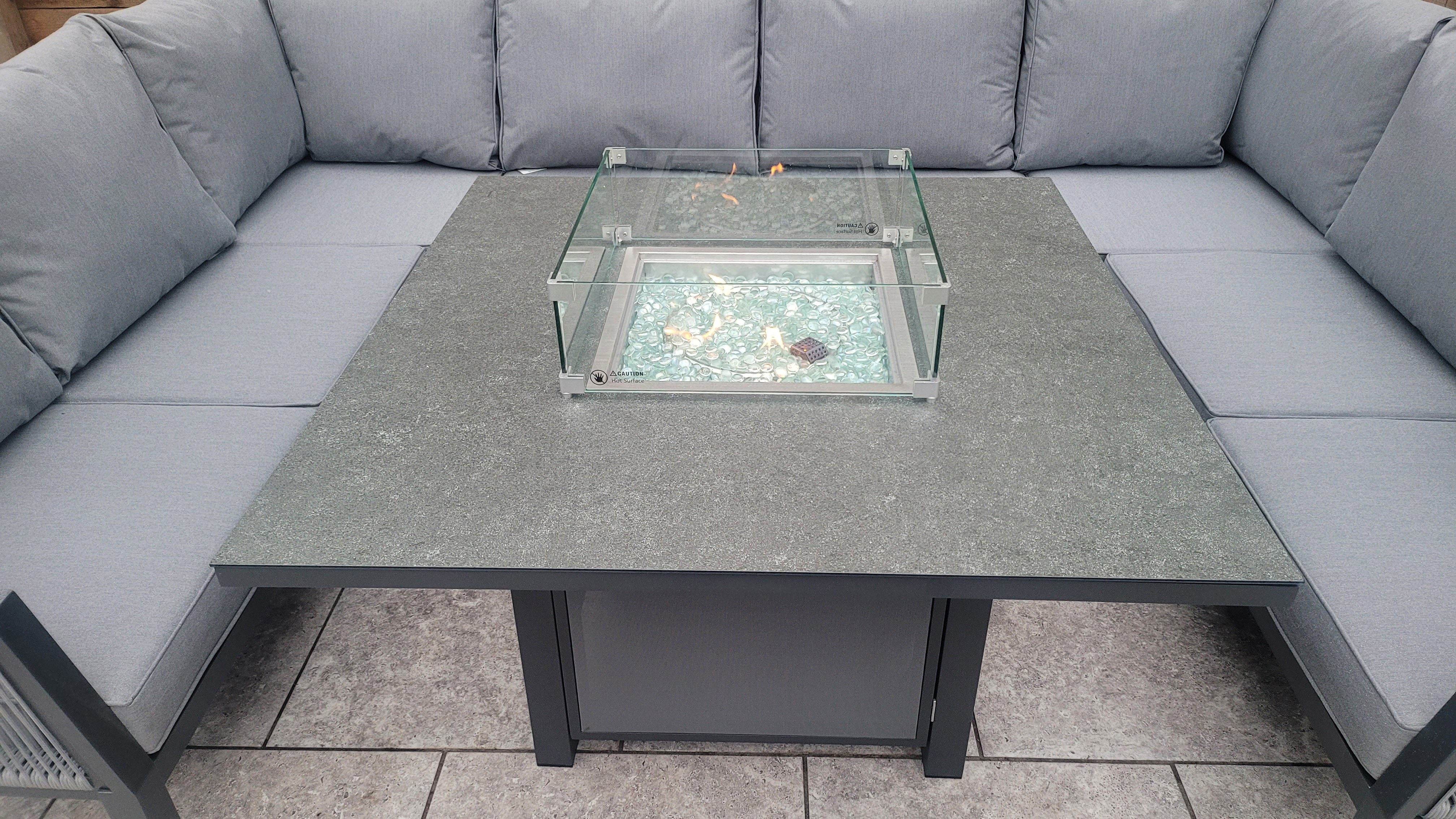 BETTINA U shape with Gas Fire Pit