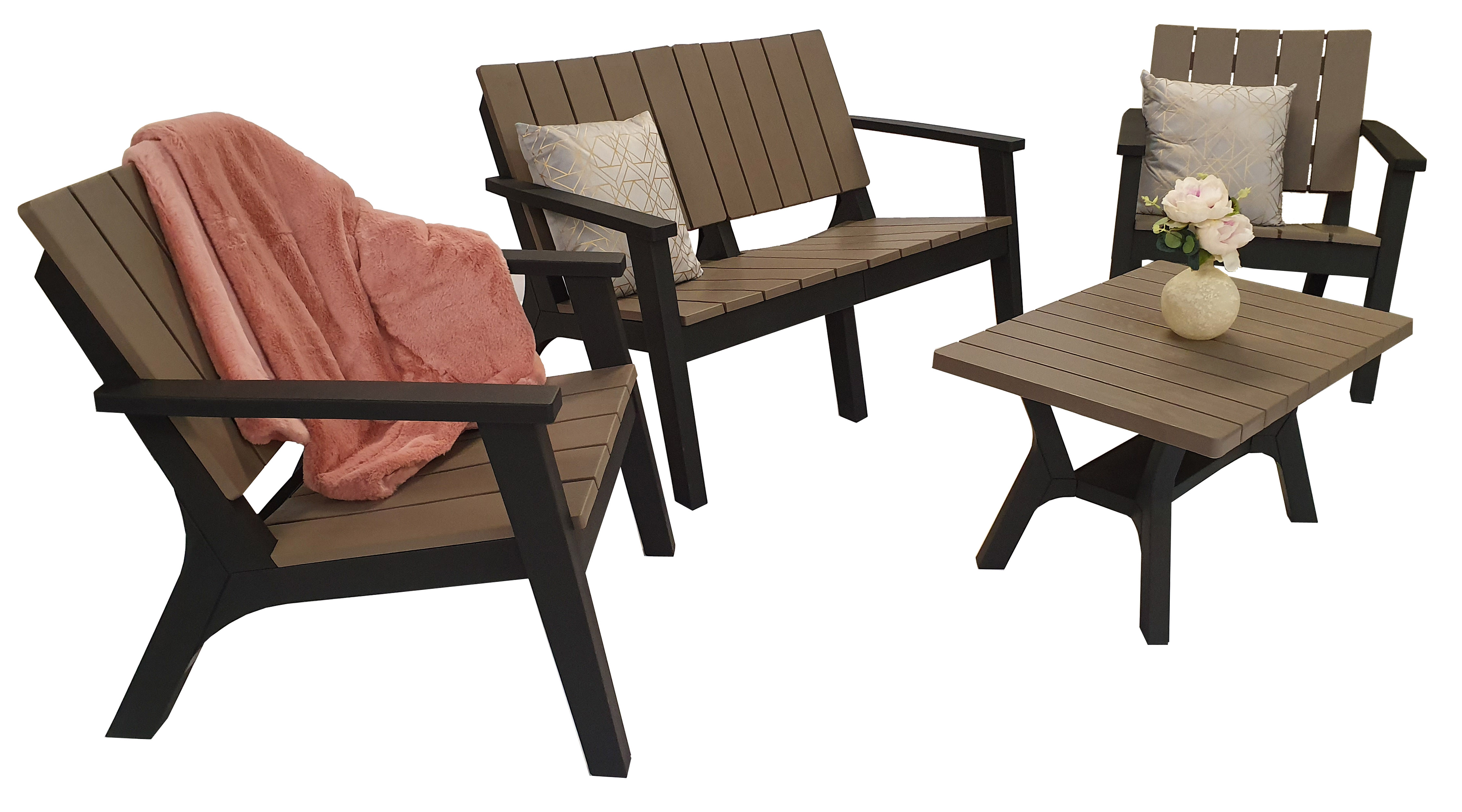 POLLY 4 Seat Sofa Set