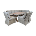 NORTHWOOD Rectangular Corner With 3 Dining Chairs