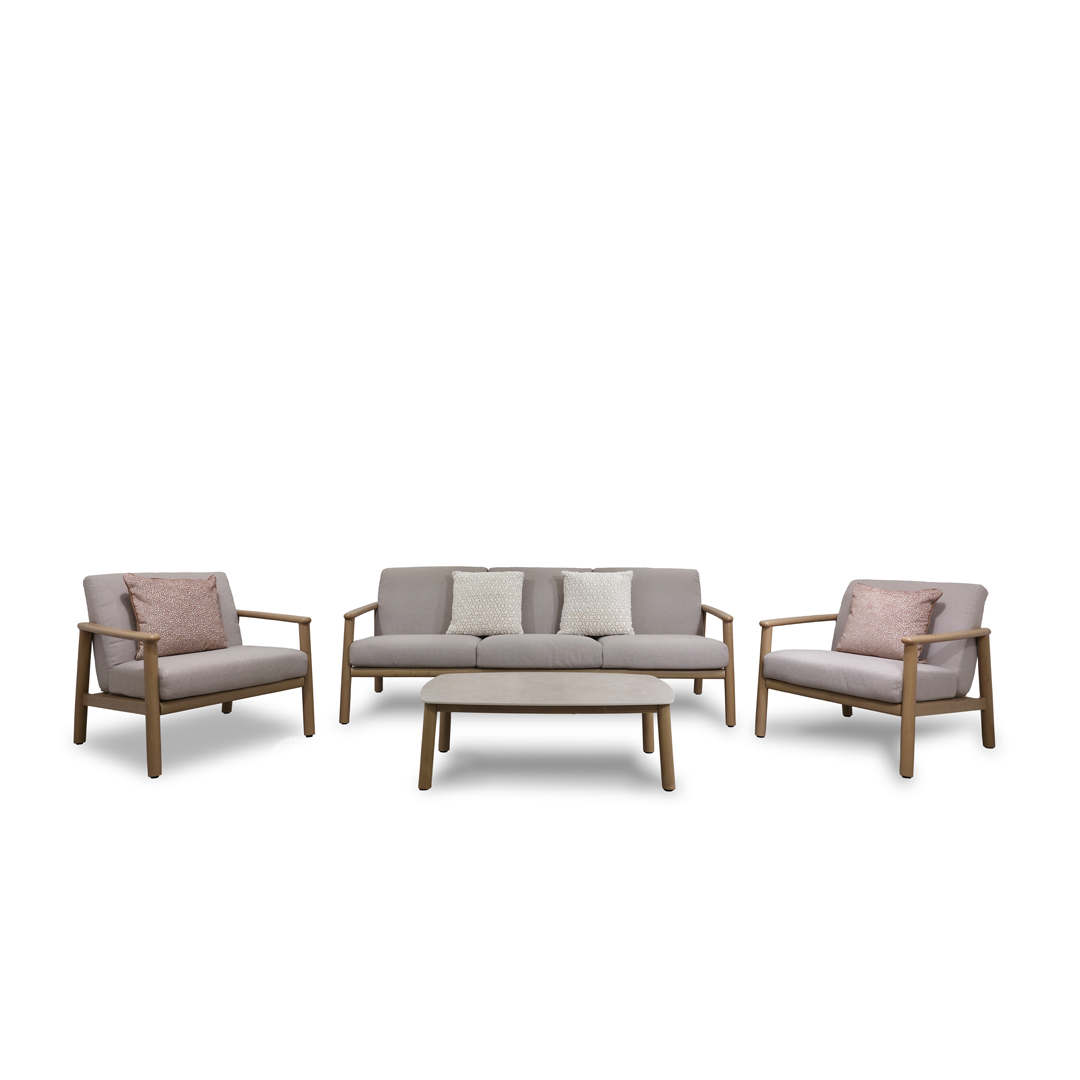 HARDACRE 3 Seat Sofa With 2 Armchairs And Coffee Table