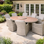 NORTHWOOD 8 Seat Oval Dining Set