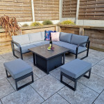 ALARNA compact corner with gas lift table