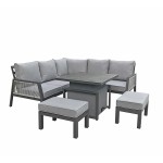 BETTINA Corner Dining Set Grey