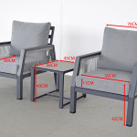 BETTINA  three piece lounge set.