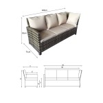 Charlotte Firepit corner dining set