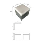 Charlotte Firepit corner dining set