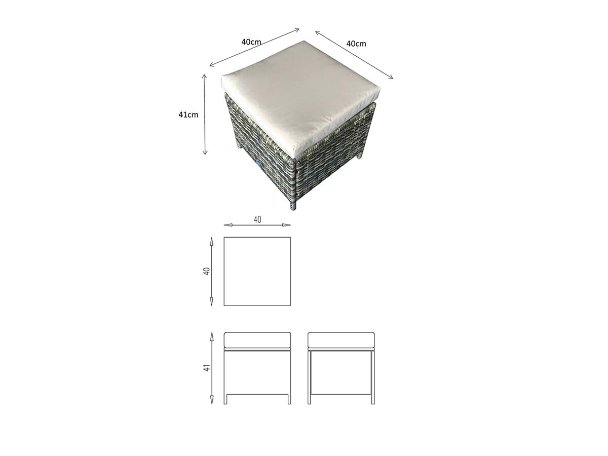 Charlotte Firepit corner dining set