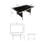 Charlotte Firepit corner dining set
