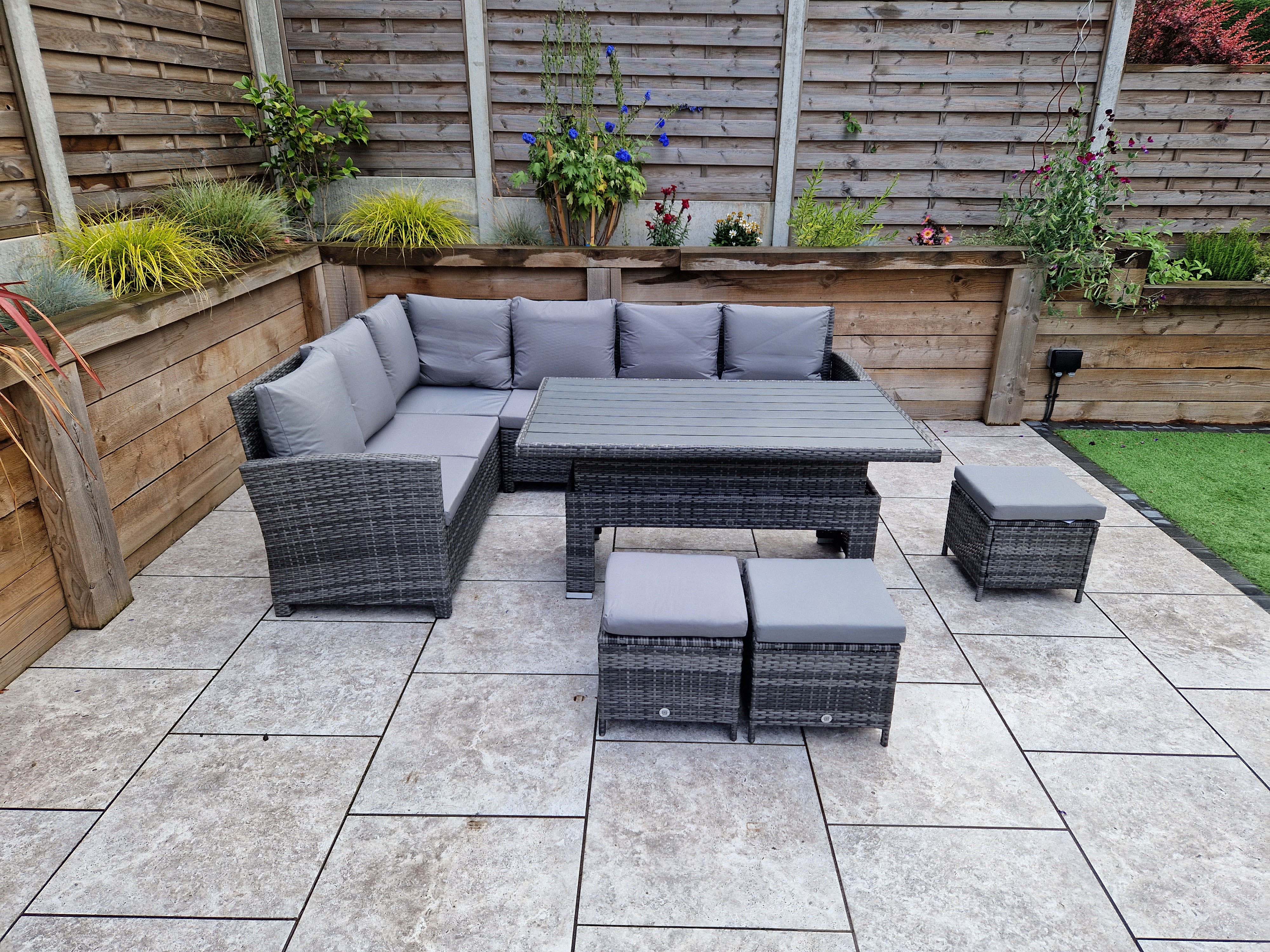 CHARLOTTE Corner Dining with Lift Table