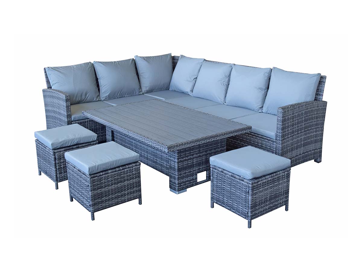 CHARLOTTE Corner Dining with Lift Table