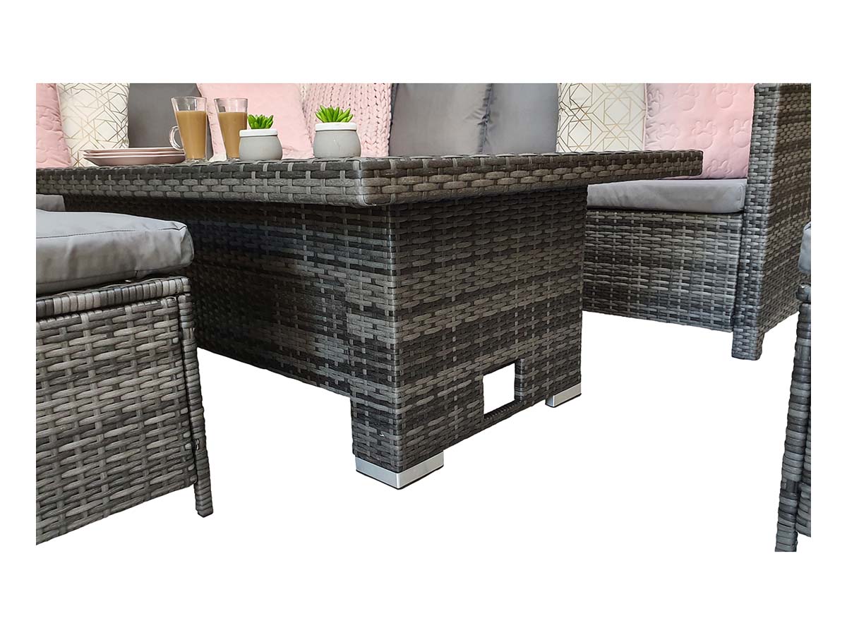 CHARLOTTE Corner Dining with Lift Table