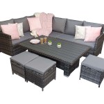 CHARLOTTE Corner Dining with Lift Table