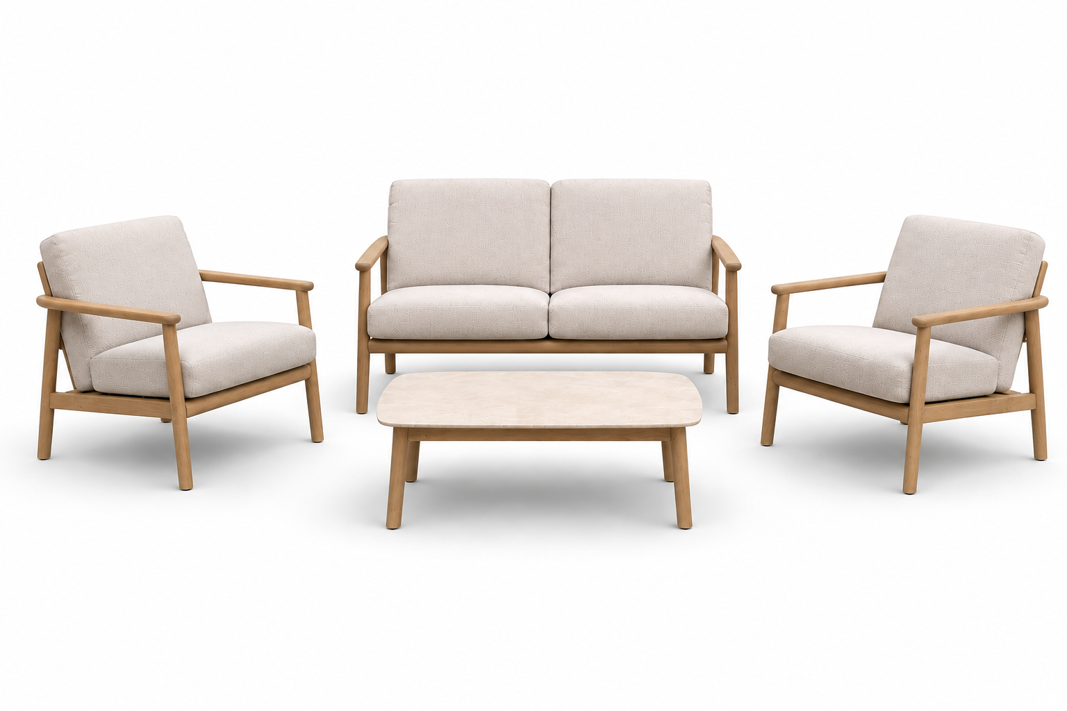 Signature Hardacre 4 Seat Sofa Set