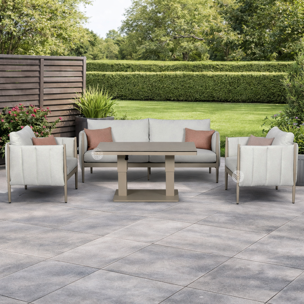Pumpkin 4 Seat Sofa Set With GLT