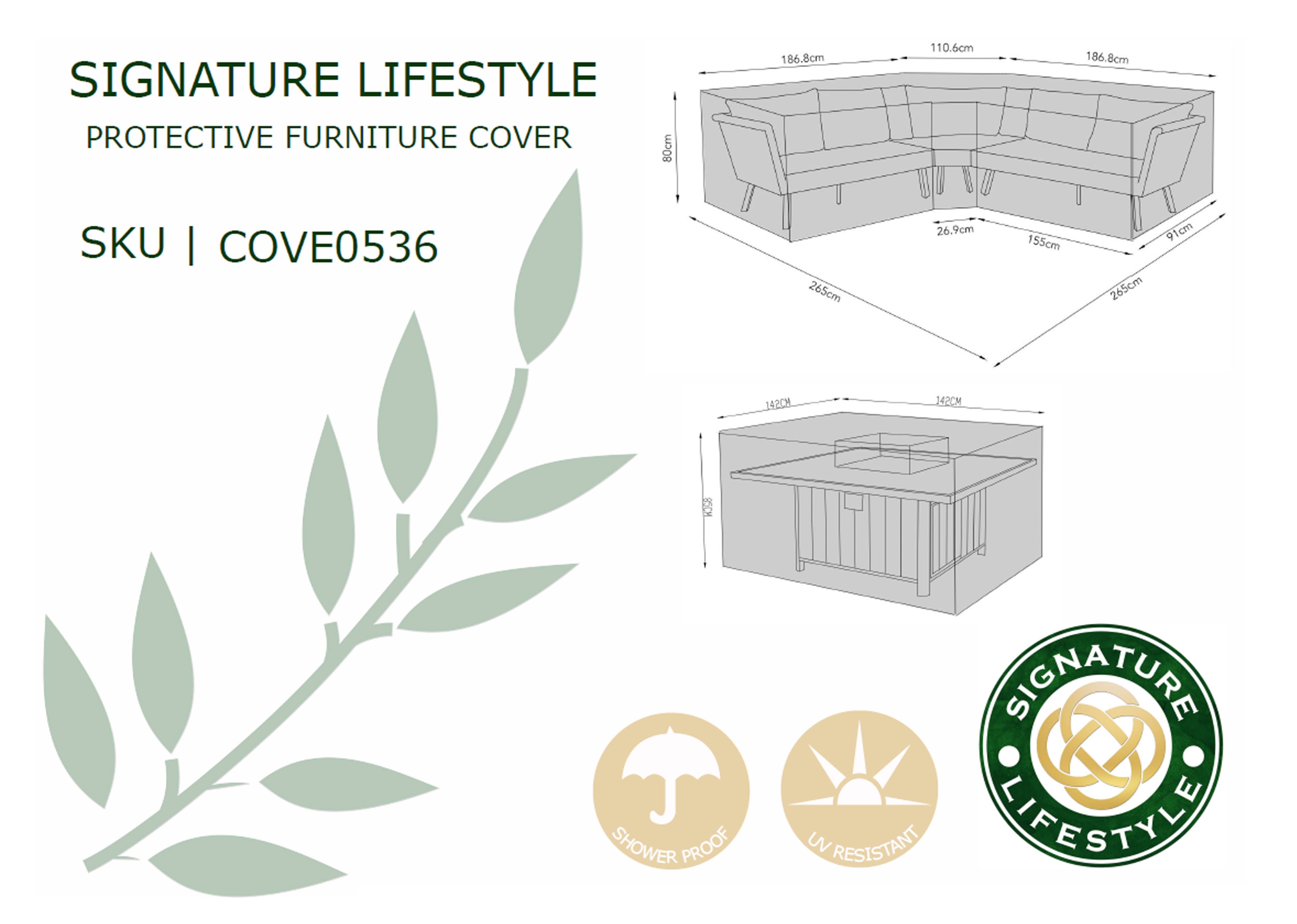 FURNITURE COVER - cover for luna0415/venu0463