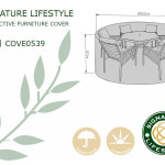 FURNITURE COVER - cover for Bettina Hexagon table & chairs