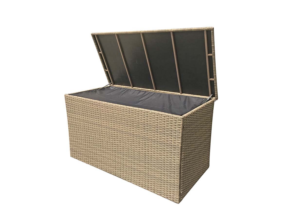 CUSHION BOX - Large Cushion Box Sarah Nature Weave