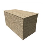 CUSHION BOX - Large Cushion Box Sarah Nature Weave
