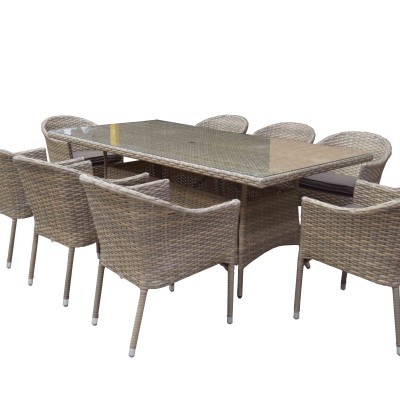 DARCEY 8 Seat Rectangular Dining Set