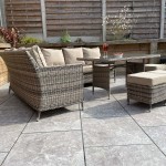 EDWINA Corner Dining Mixed Nature Weave