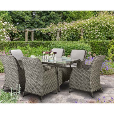 EDWINA 6 Seat Rectanglar Dining set
