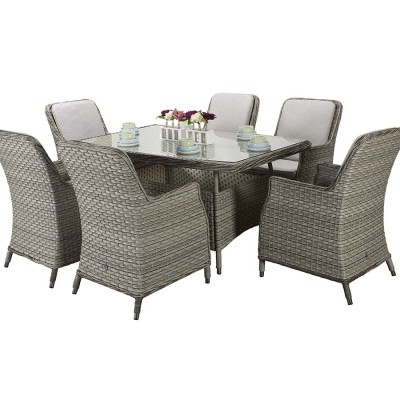 EDWINA 6 Seat Rectanglar Dining set