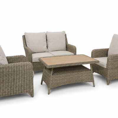FAIRMONT 4 Seat Sofa Set With Coffee Table
