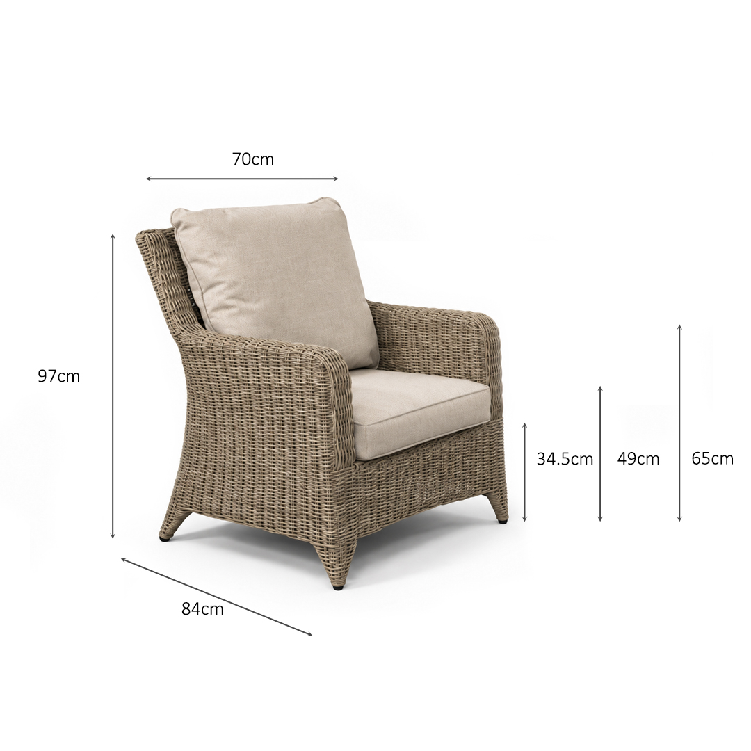 FAIRMONT 4 Seat Sofa Set With Coffee Table