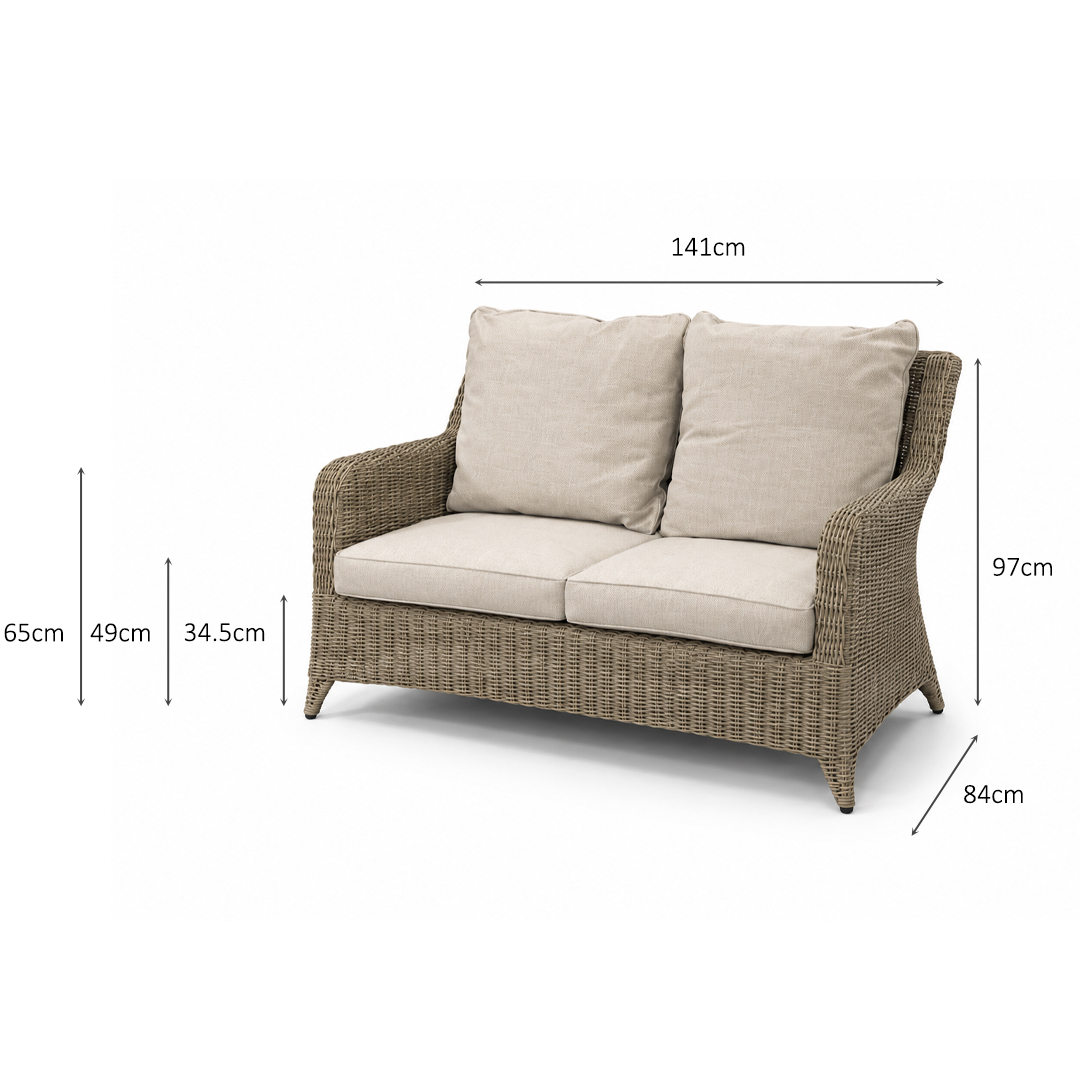 FAIRMONT 4 Seat Sofa Set With Coffee Table