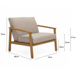 Signature Hardacre 4 Seat Sofa Set