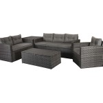 HOLLY Sofa Set in grey
