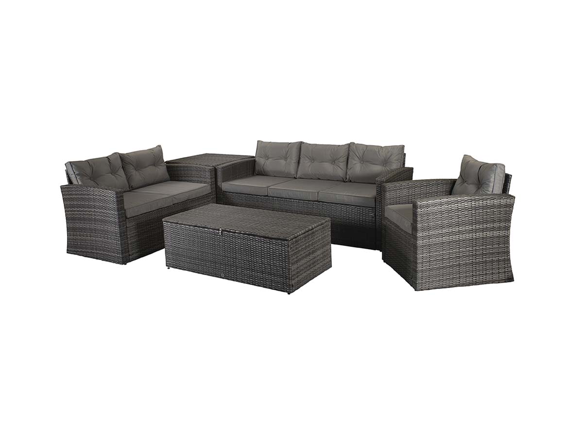 HOLLY Sofa Set in grey