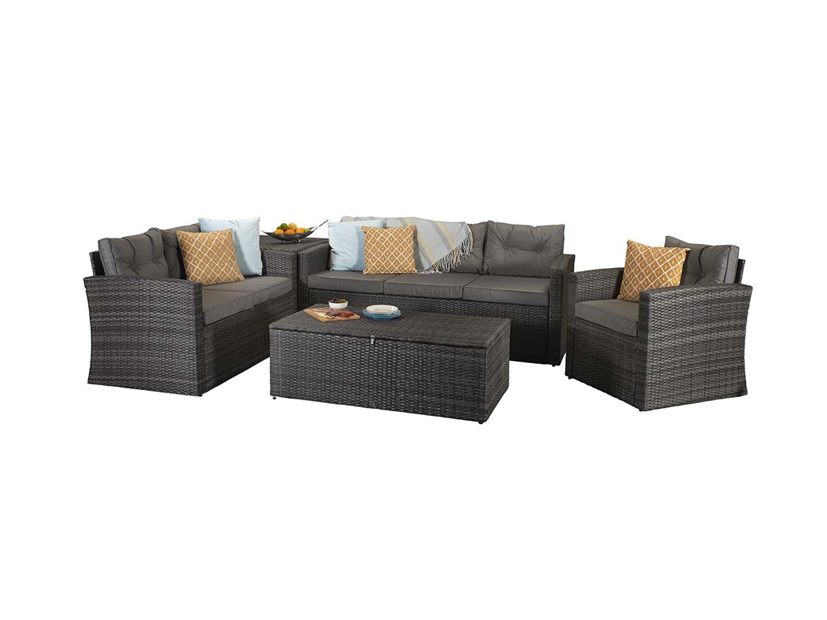 HOLLY Sofa Set in grey