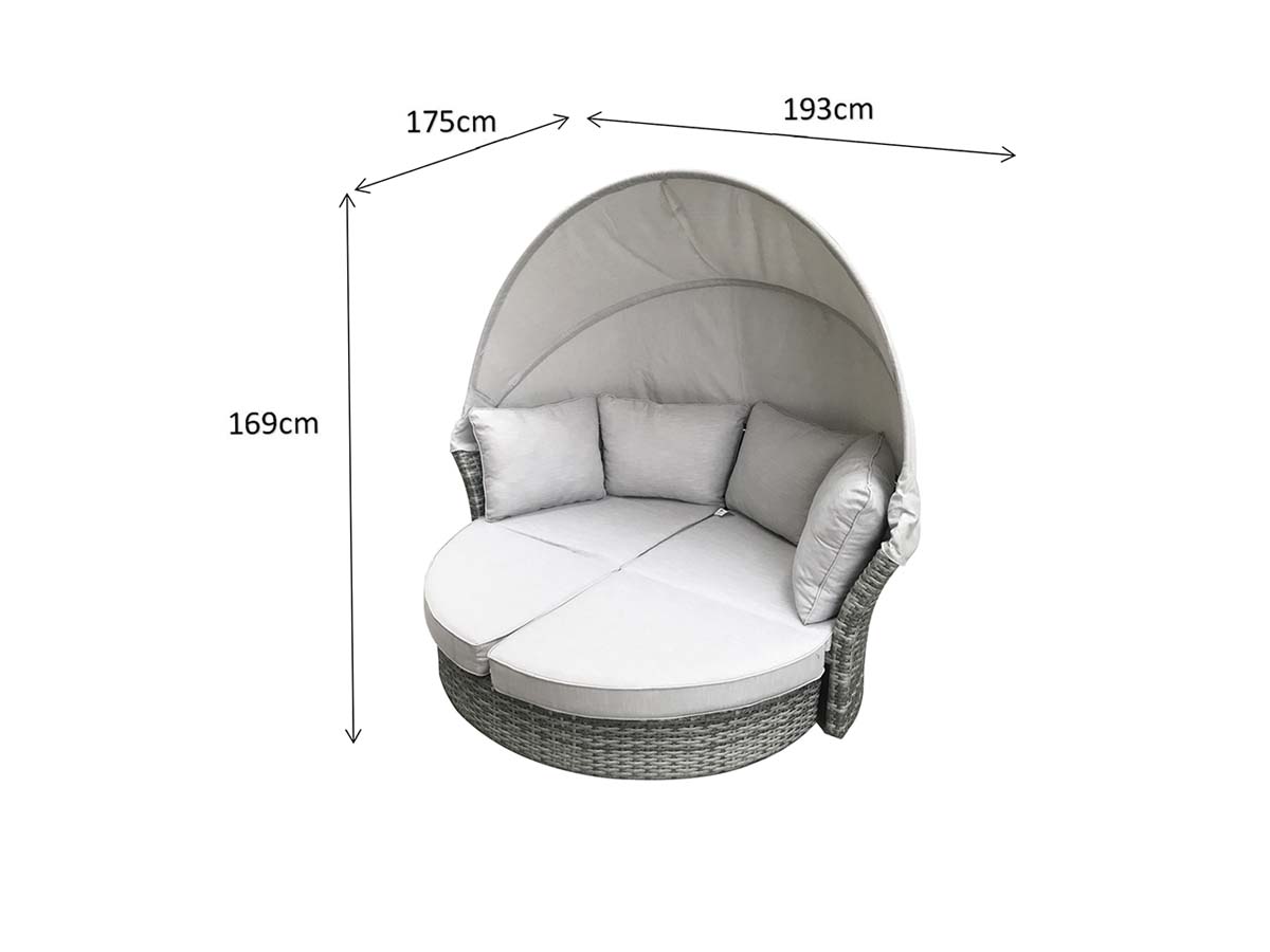 LILY Daybed Grey