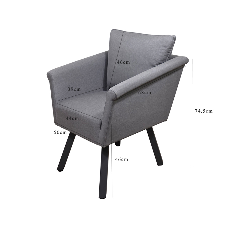 LUNA 4 seat dining set