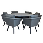 LUNA 6 seat dining set