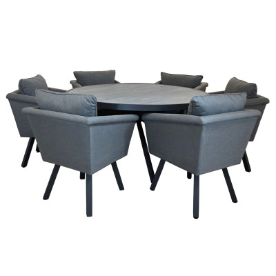 LUNA 6 seat dining set