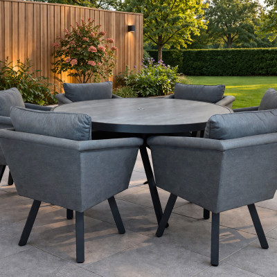 LUNA 6 seat dining set