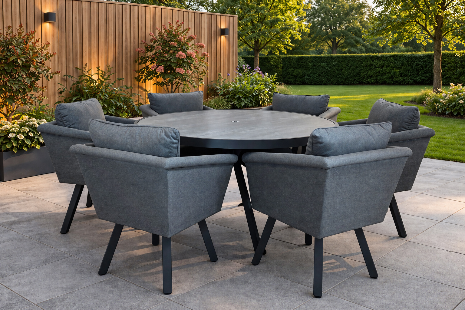 LUNA 6 seat dining set