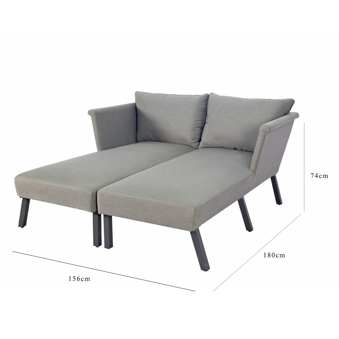 LUNA sun lounger set/daybed