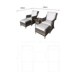 MIA Lounge Set Grey