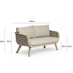 Signature Monroe  2 Seat Sofa Set