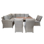 NORTHWOOD Rectangular Corner With 3 Dining Chairs