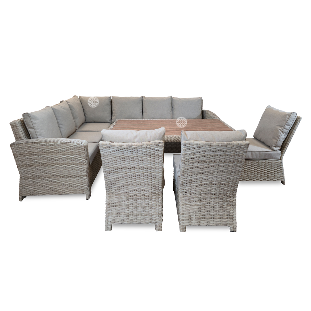 NORTHWOOD Rectangular Corner With 3 Dining Chairs