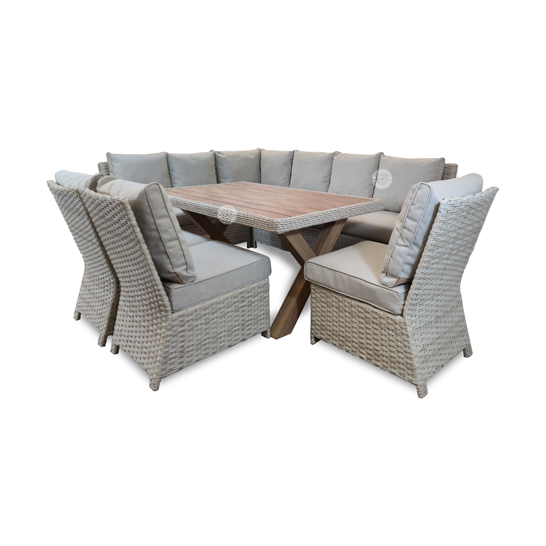 NORTHWOOD Rectangular Corner With 3 Dining Chairs