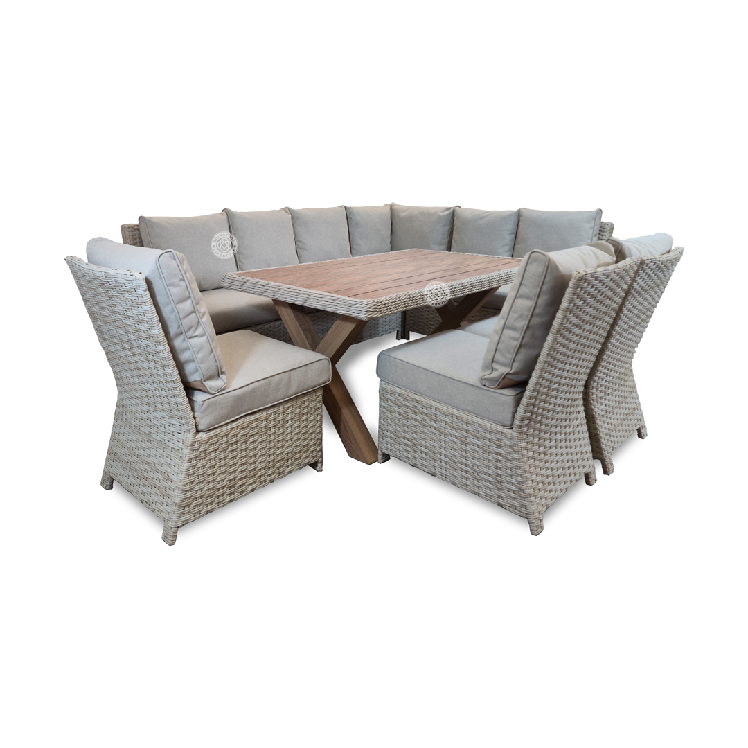 NORTHWOOD Rectangular Corner With 3 Dining Chairs