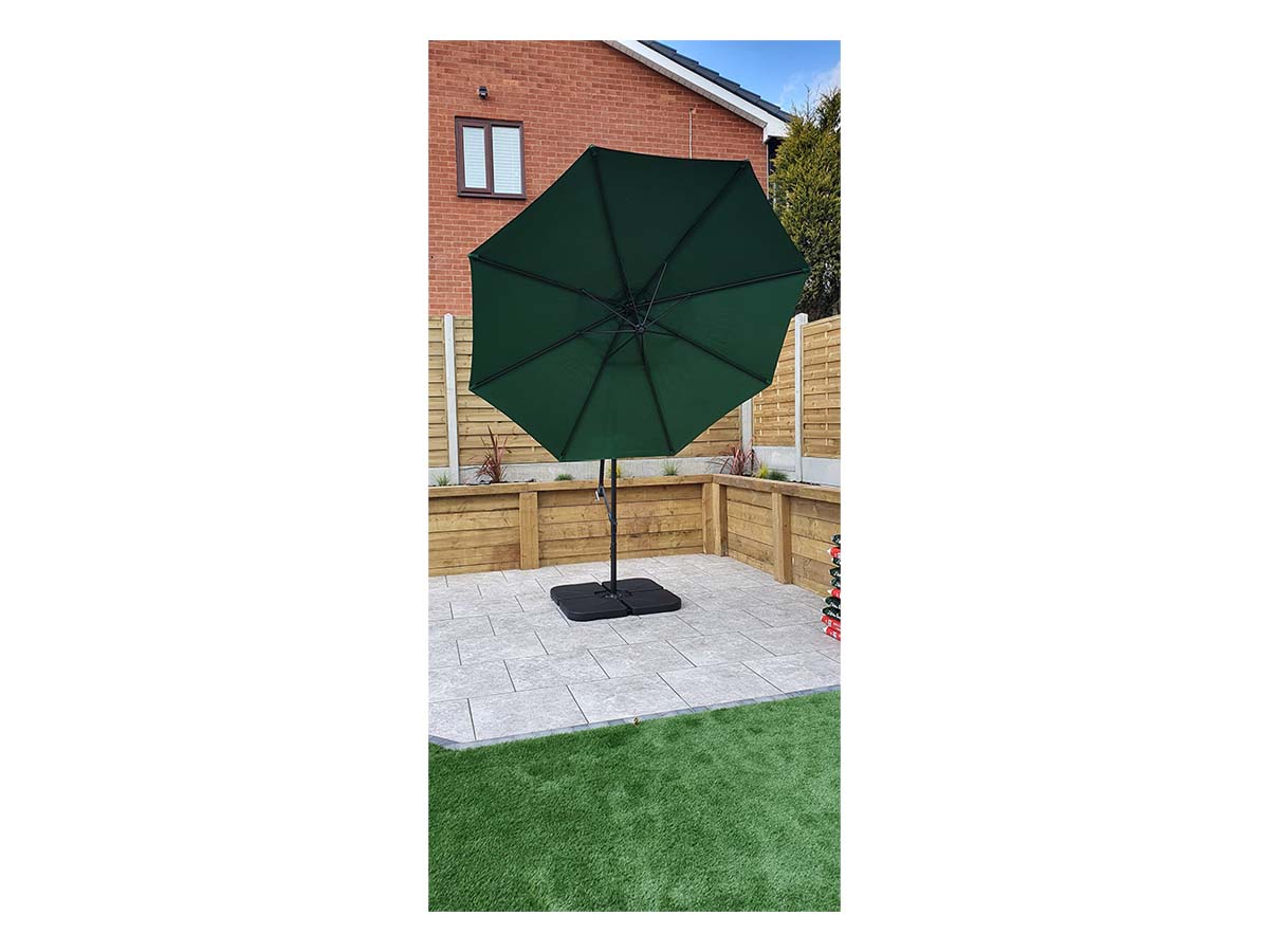 PARASOL 3m Banana Green