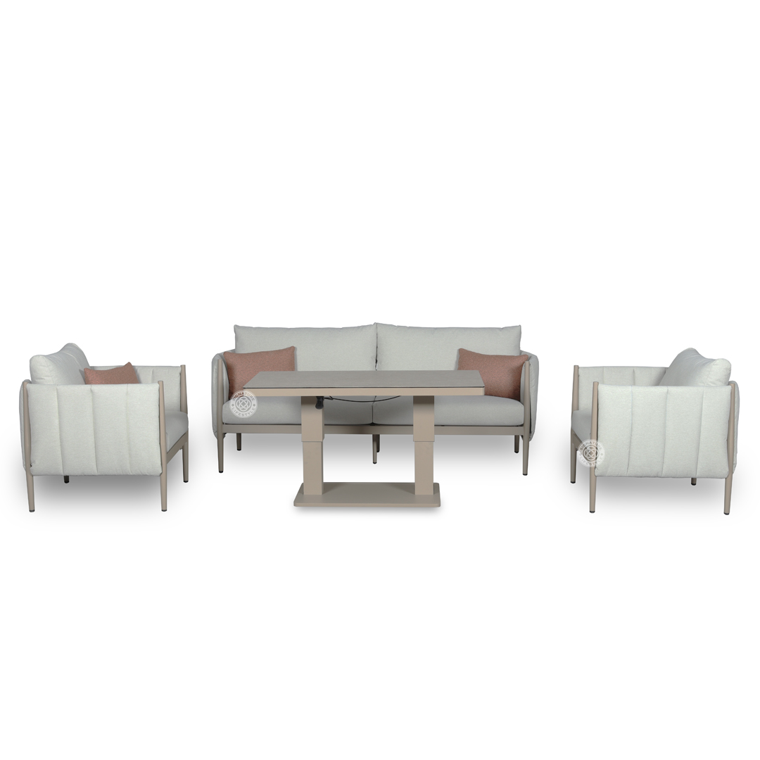 Pumpkin 4 Seat Sofa Set With GLT